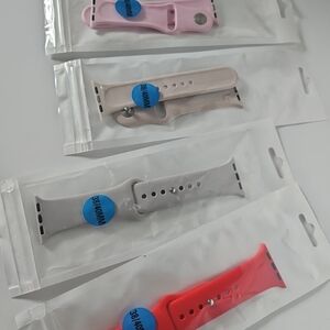 Source Unknown Smartwatch Bands - Pink, Beige, Red
